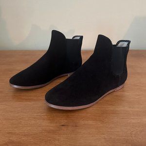 matt bernson flat ankle booties • black suede• sz 9 • $265